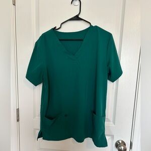 Women’s scrubs, green, large